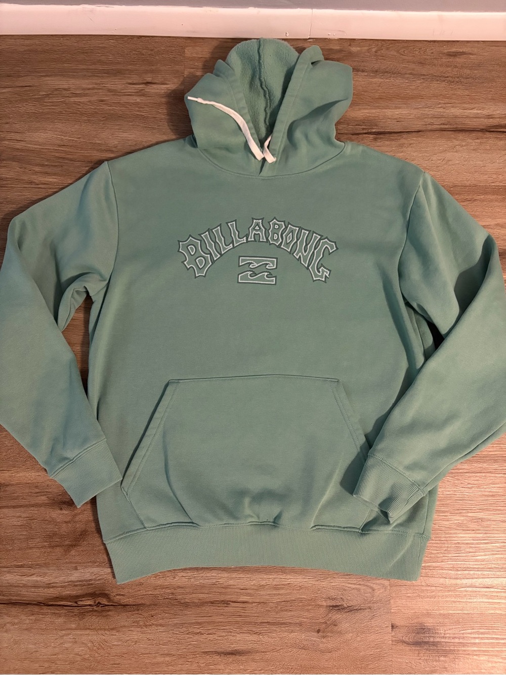 Vintage Billabong Green Pullover Hoodie